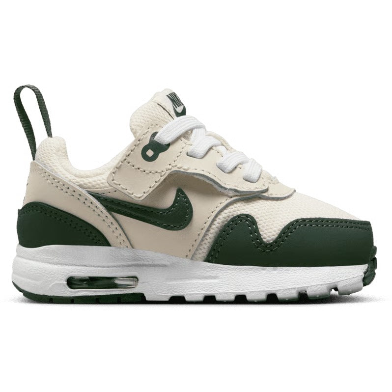 Nike Toddlers Air Max 1 EasyOn - Beige/Green