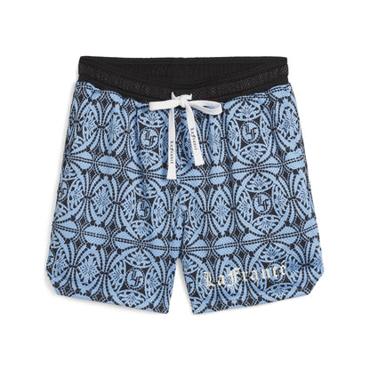 Puma Men's Hoops x Lf Mosaic Shorts - Team Light Blue-AOP