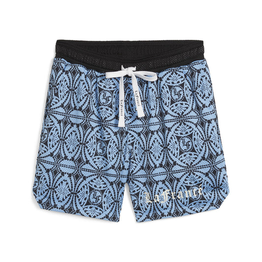 Puma Men's Hoops x Lf Mosaic Shorts - Team Light Blue-AOP