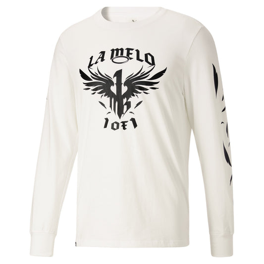 Puma Men's One of One Long Sleeve T-Shirt - White