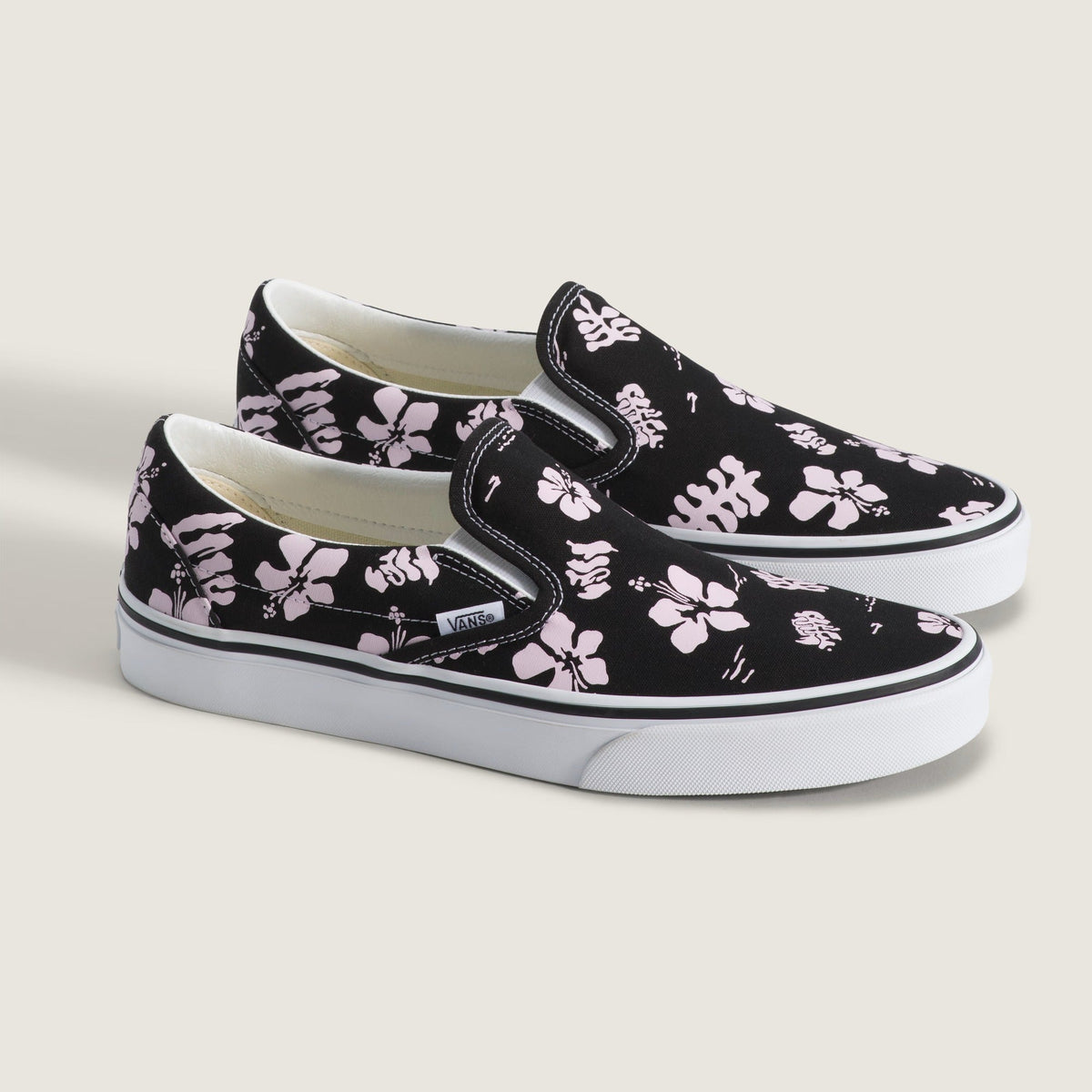 Vans Men's Classic Slip-On Black Pink