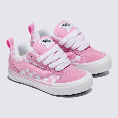 Vans Grade School Knu Skool Checkerboard Prism Pink True White