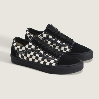 Vans Men's Old Skool Checkerboard Black White