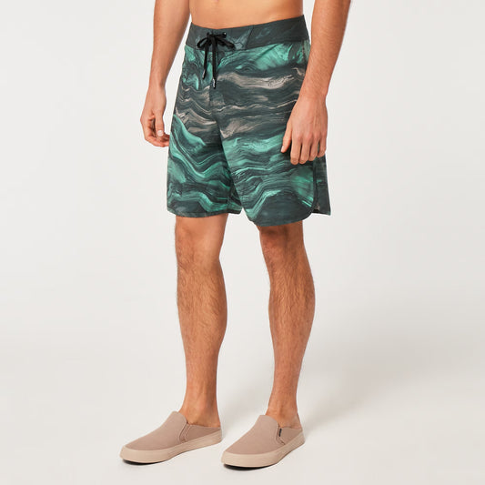 Oakley Men's Marble Swirl 19" Boardshort - Mint Green Magma