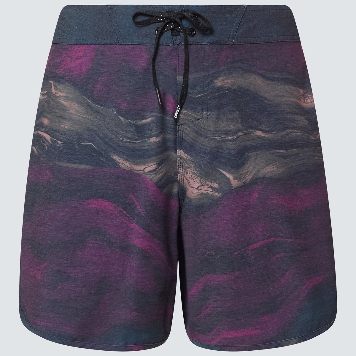 Oakley Men's Marble Swirl 19" Boardshort - Ultra Purple Magma