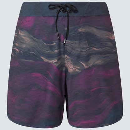 Oakley Men's Marble Swirl 19" Boardshort - Ultra Purple Magma