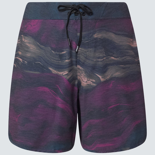 Oakley Men's Marble Swirl 19" Boardshort - Ultra Purple Magma