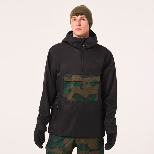 Oakley Men's Divisional RC Shell Anorak - Blackout