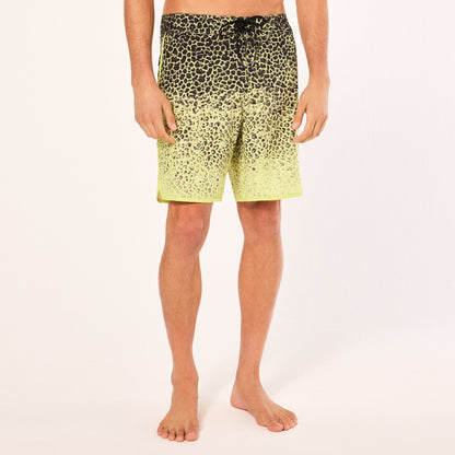Oakley Men's Session RC 19" Boardshort - Gradient Crackle Bk/Yl