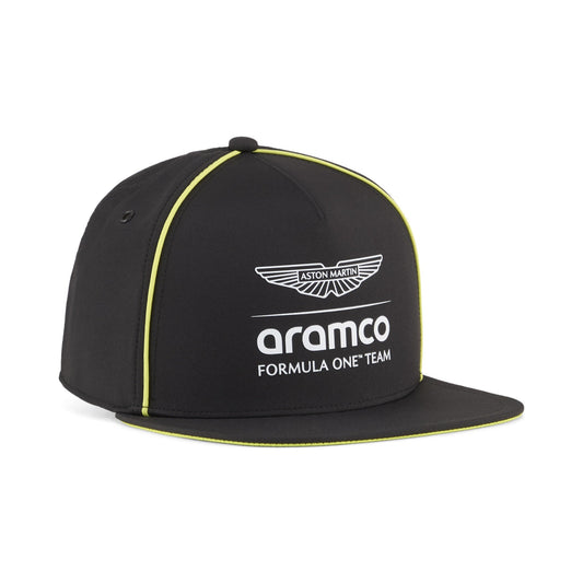 Puma Men's AMF1 Flat Brim Cap - Black