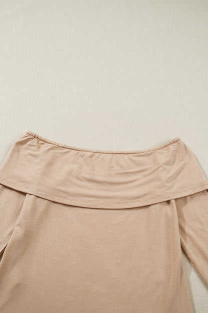 Threaded Pear Ramona Sleeve Slim top Long Sleeve Top