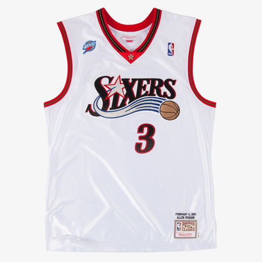 Mitchell & Ness Men's NBA Authentic Jersey 76Ers 2001 Allen Iverson