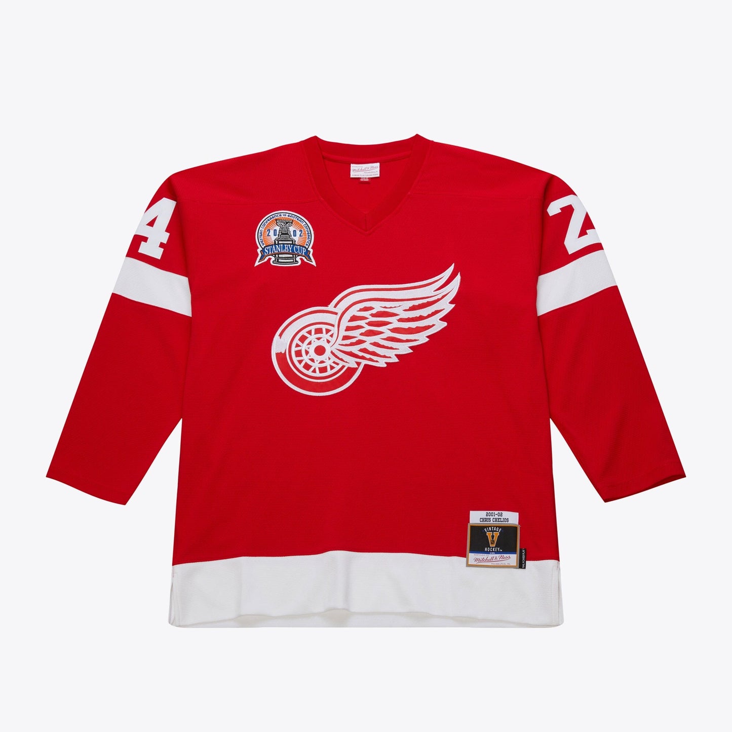 Mitchell & Ness Men's NHL Dark Jersey Red Wings 2001 Chris Chelios Jerseys