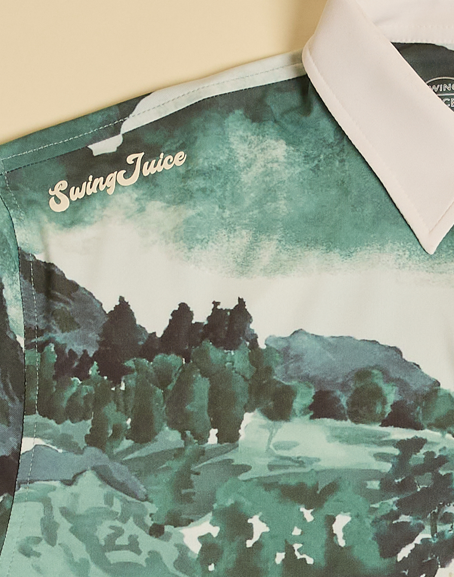 Golf Georgia Landscape Men's Polo