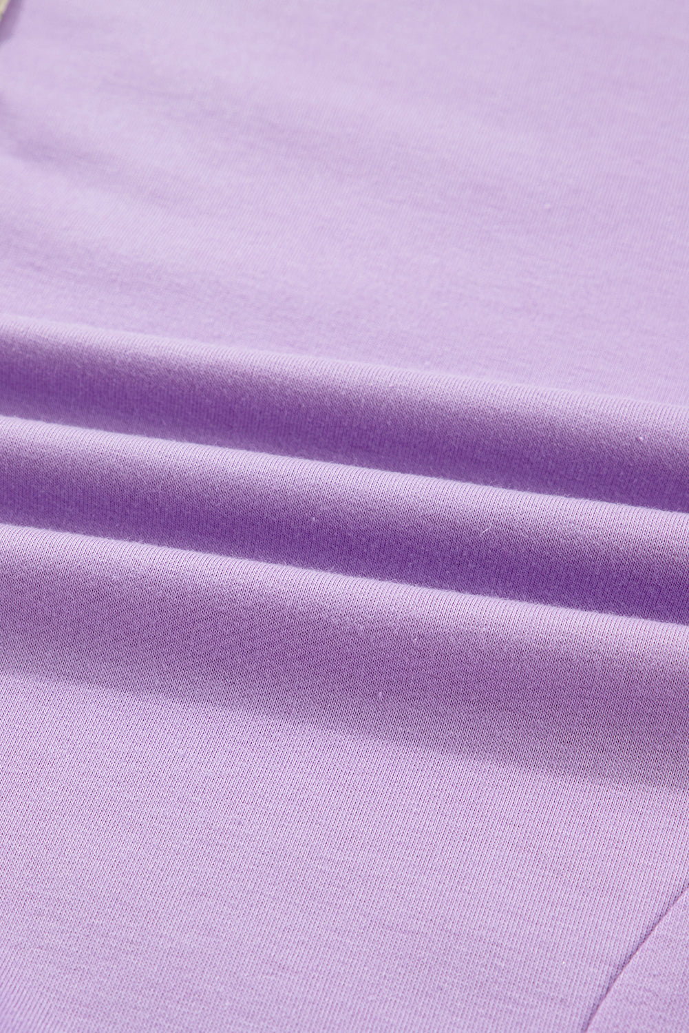 Threaded Pear Purple Stripe Patchwork Buttoned Drop Shoulder Plus Size Pullover