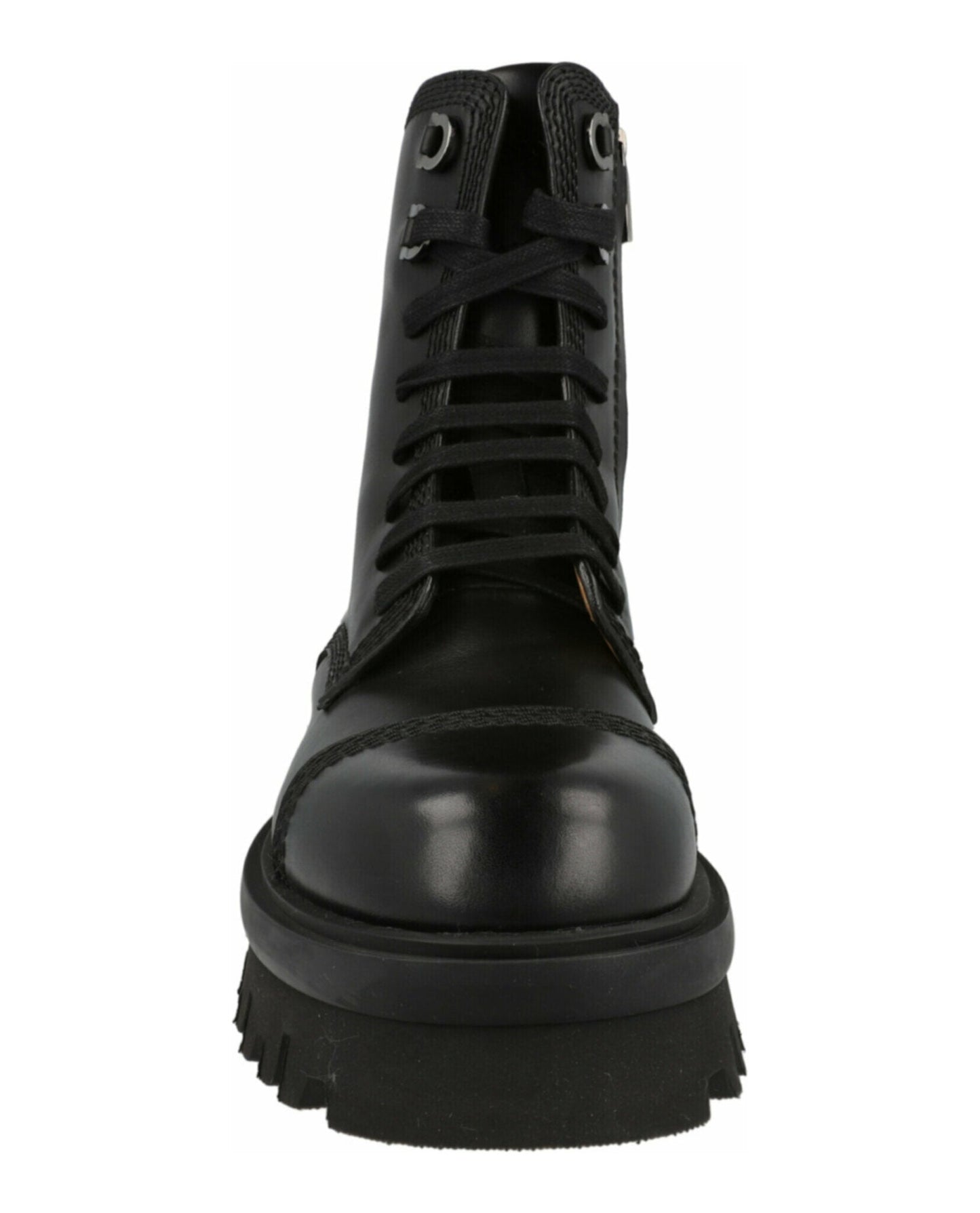 Ferragamo Faraway Demi Combat Boots
