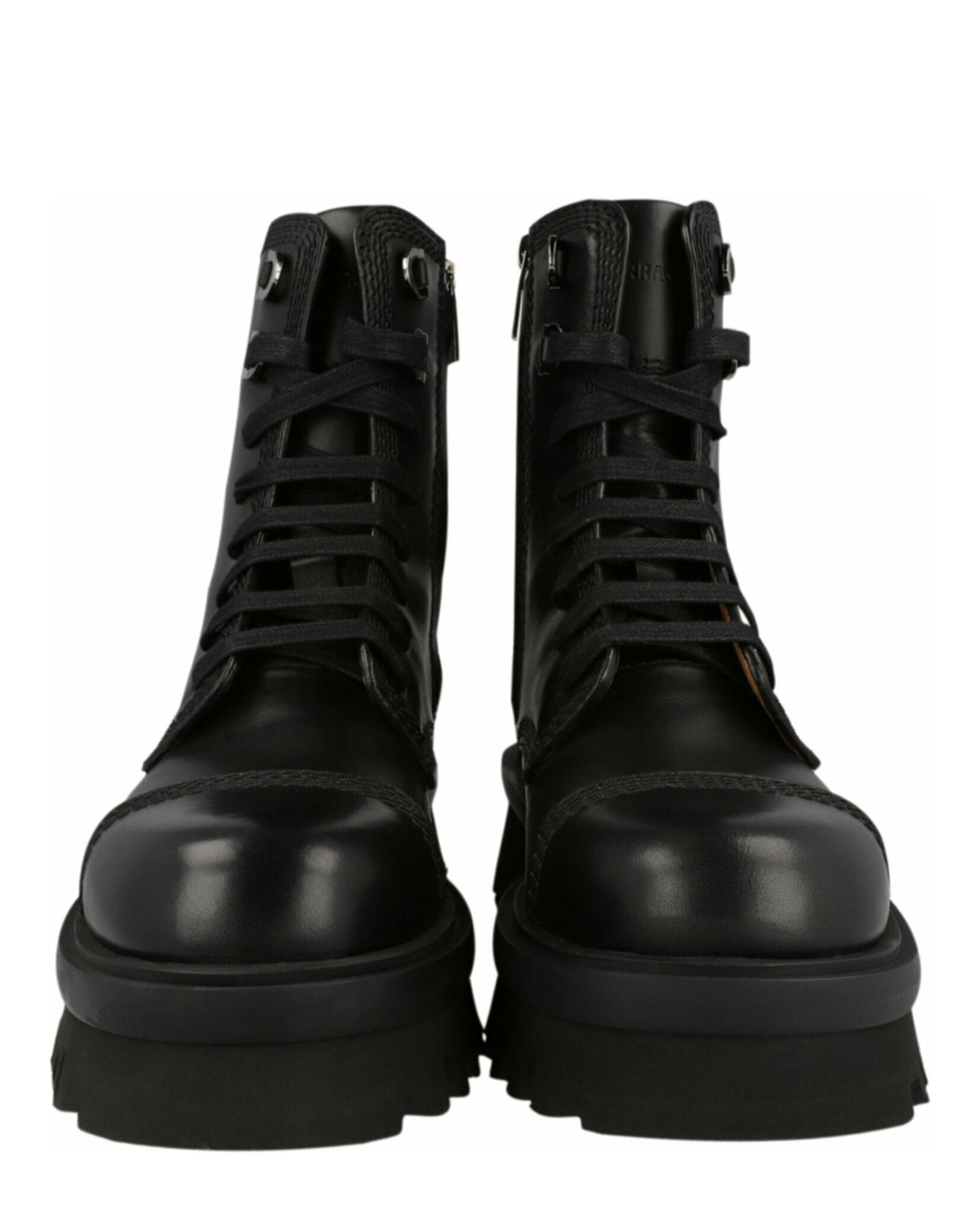 Ferragamo Faraway Demi Combat Boots