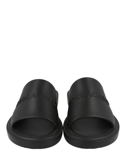 Ferragamo Giuneva Logo Embossed Slides
