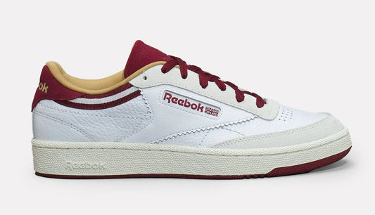 Reebok Men's Club C 85 'White Retro Red Chalk' Sneakers