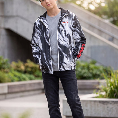 Levi's Men's Printed Windbreaker Jacket