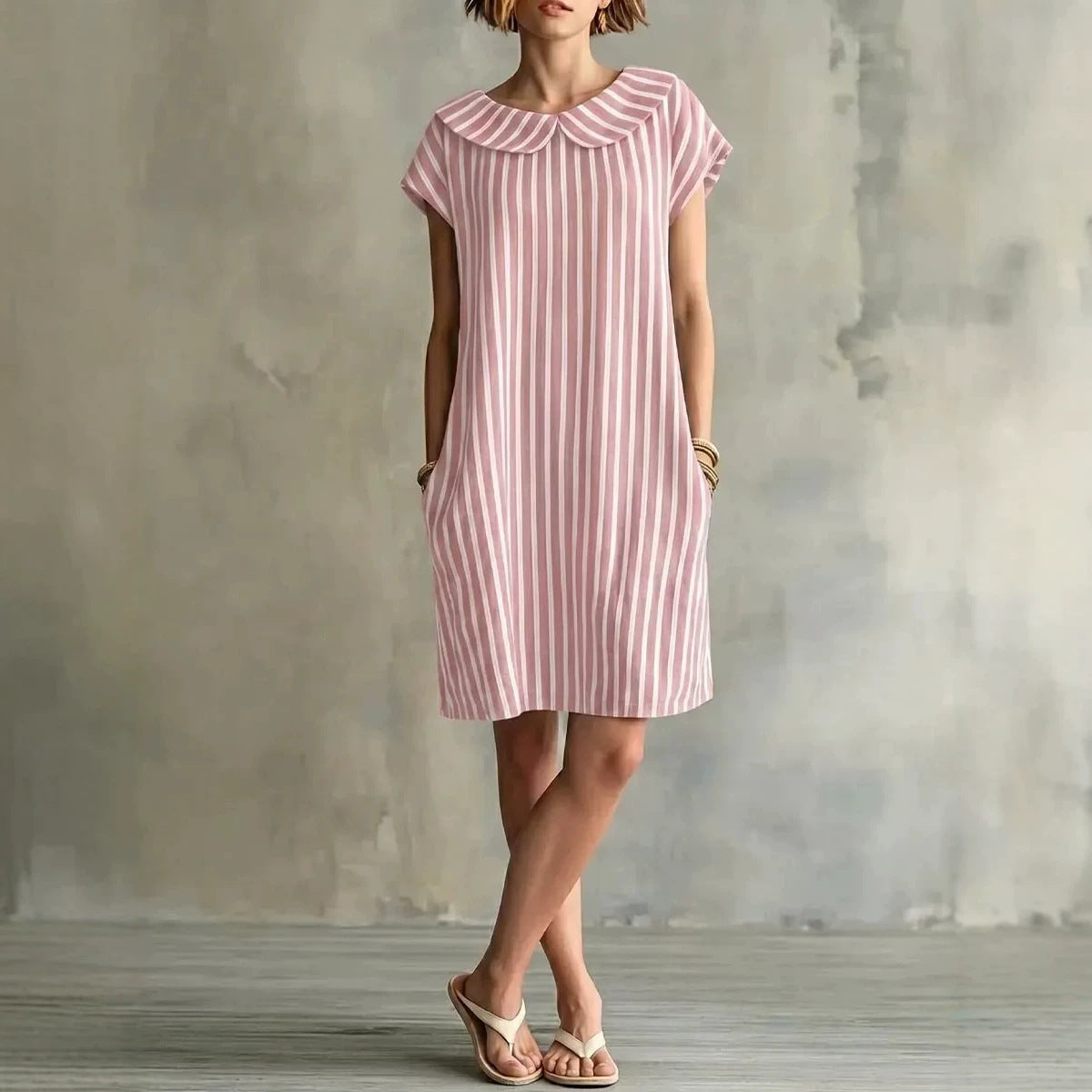 striped bodycon dress short sleeve Striped Bodycon Knit Dress Short Sleeve