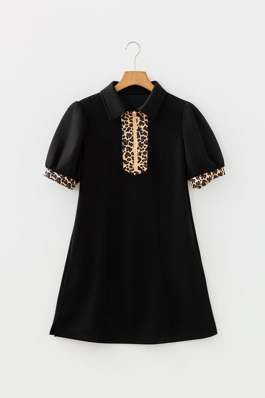 Threaded Pear Estelle Sleeve Shift Mini Dress