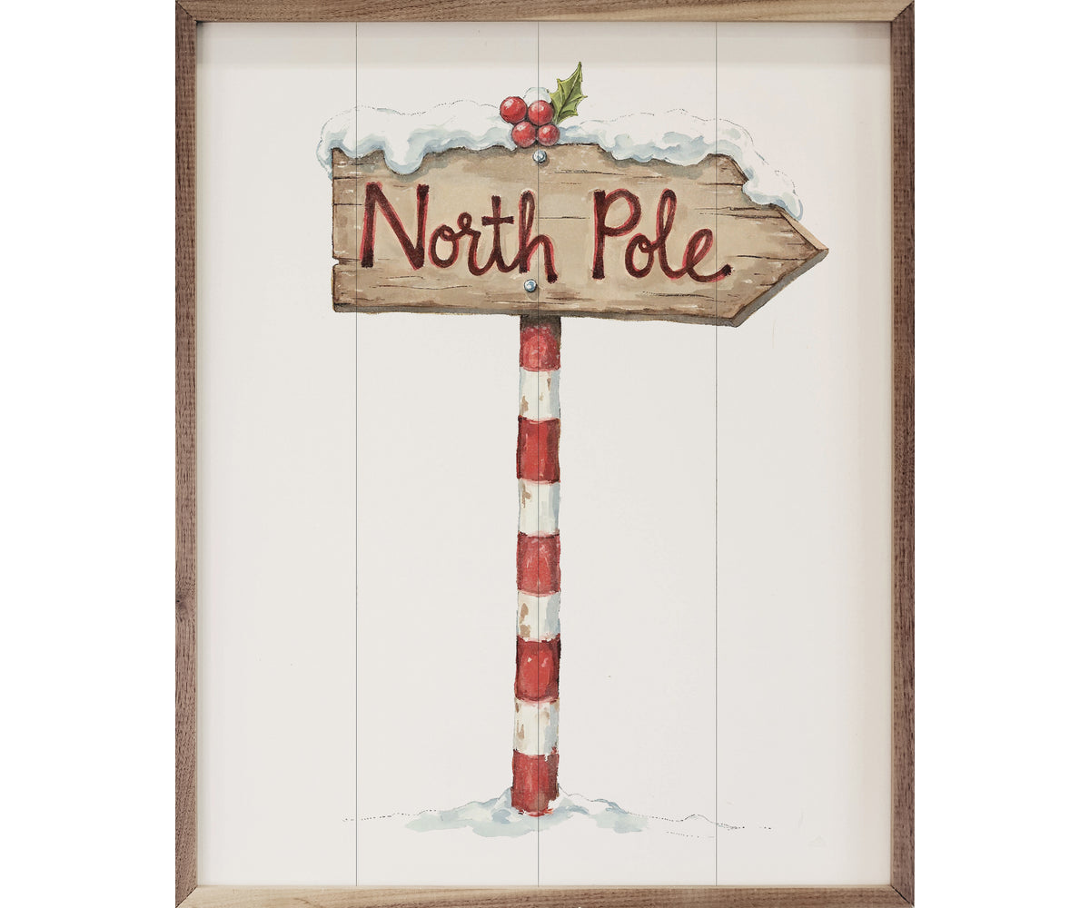 Kendrick Home Christmas North Pole Sign