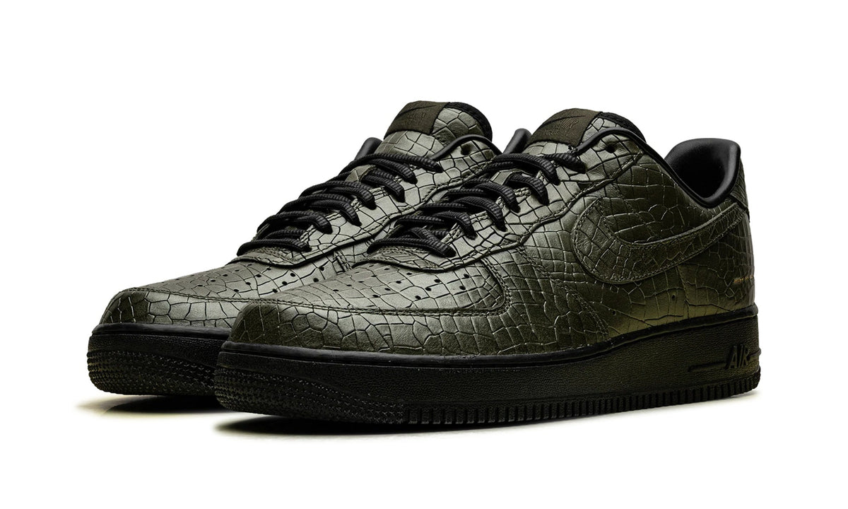 Nike Men's Air Force 1 '07 Morse Code Cargo Khaki/Black/Metallic Gold/Cargo Khaki