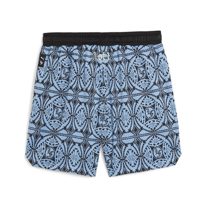 Puma Men's Hoops x Lf Mosaic Shorts - Team Light Blue-AOP