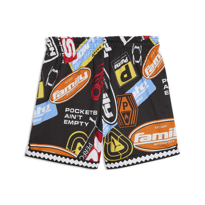 Puma Men's x Fast & Furious Rev. Mesh Short 6" - Black