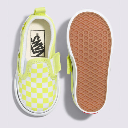 Vans Toddlers Slip-On V Checkerboard Color Theory Evening Primrose