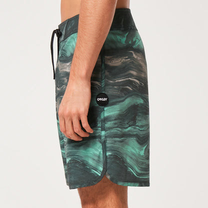 Oakley Men's Marble Swirl 19" Boardshort - Mint Green Magma