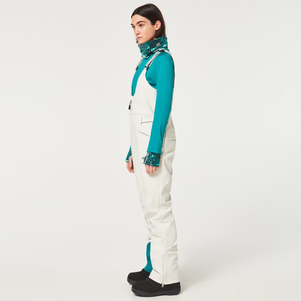 Oakley Women's TC Dharma Softshell Bib - Arctic White