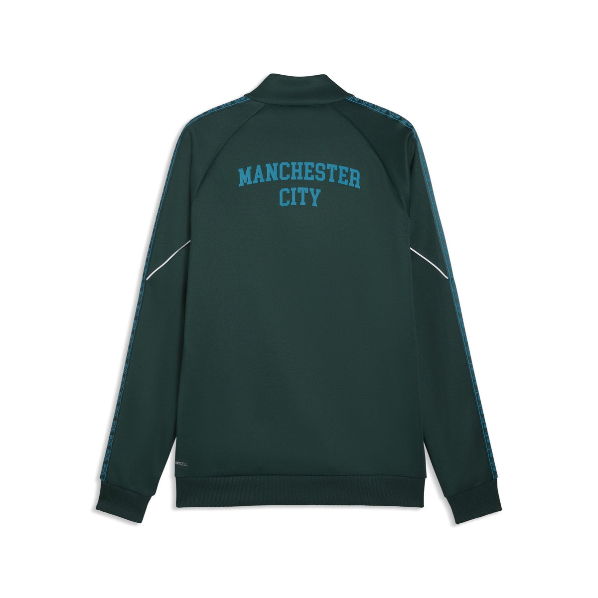 Puma Men's Manchester City King Anthem Jacket - Green Terrain/Tropical Blue