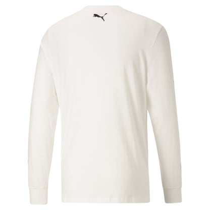 Puma Men's One of One Long Sleeve T-Shirt - White