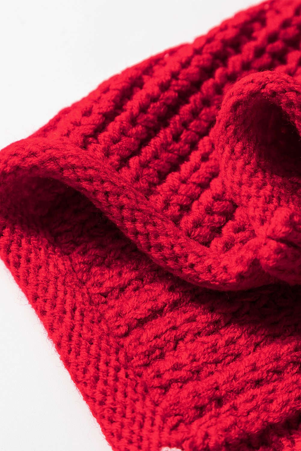 Threaded Pear Olivia Knit Drawstring Hooded Sweater