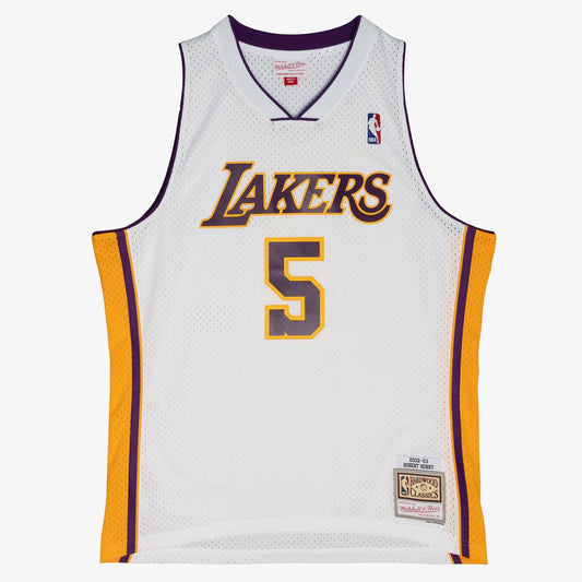 Men's Mitchell & Ness NBA Alternate Jersey Lakers 2002 Robert Horry