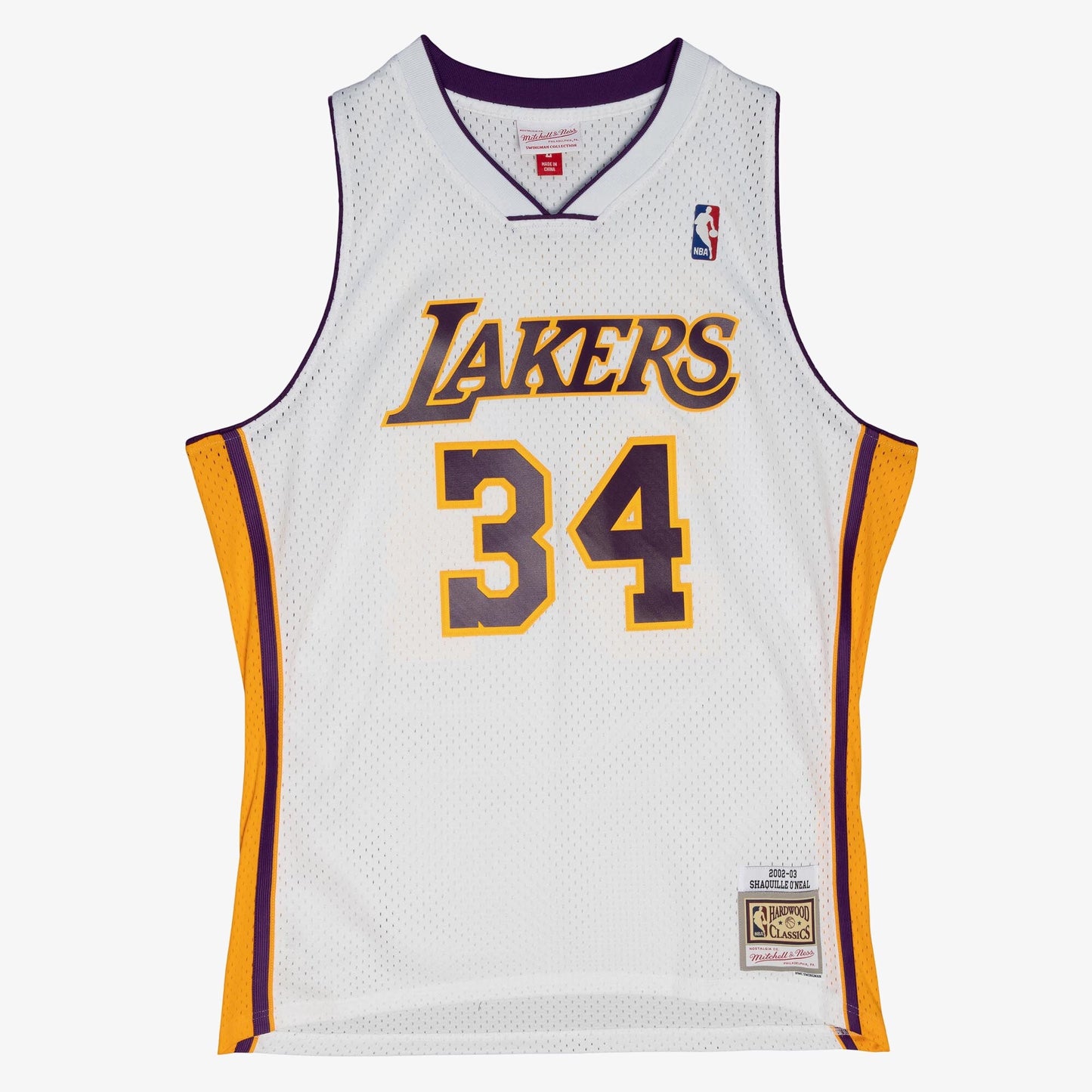 Mitchell & Ness Men's NBA Alternate Jersey Lakers 2002 Shaquille O'Neal Jerseys
