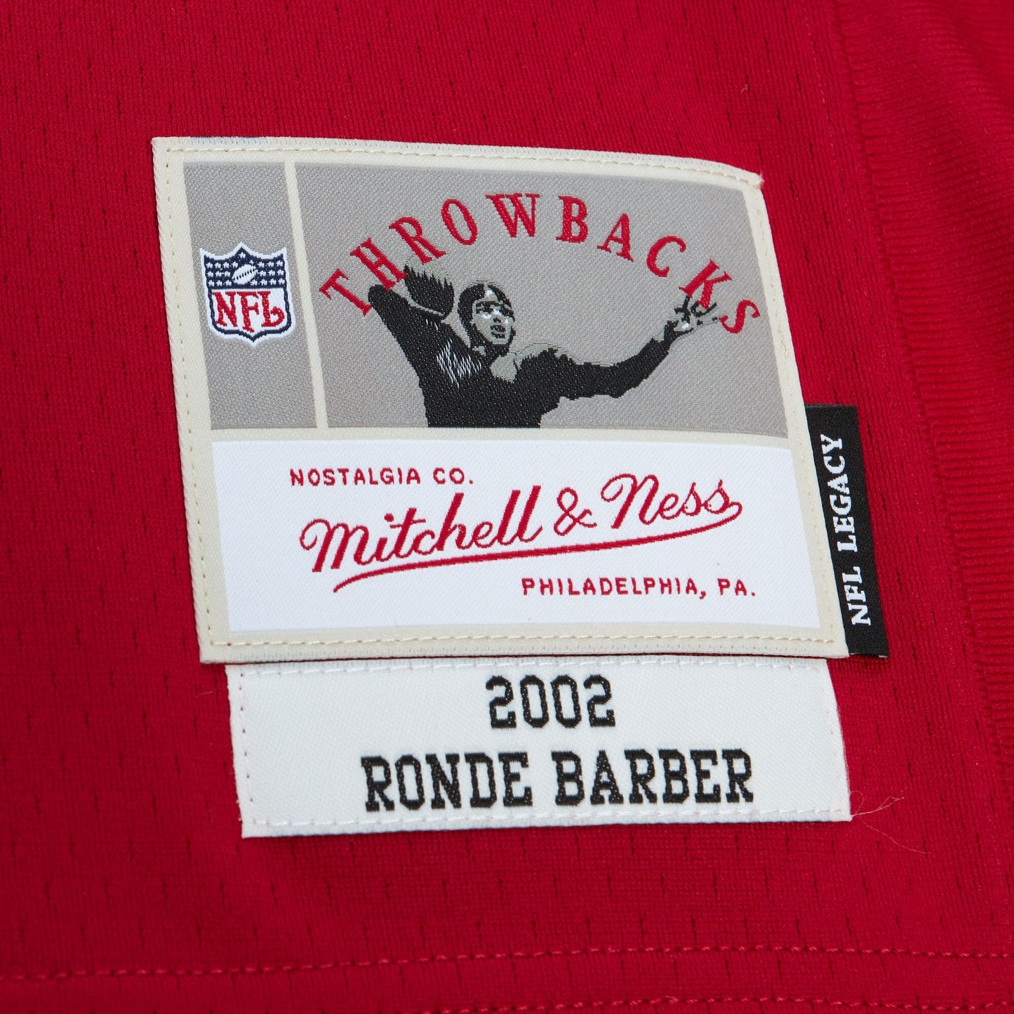 Men's Mitchell & Ness NFL Dark Jersey Buccaneers 2002 Ronde Barber