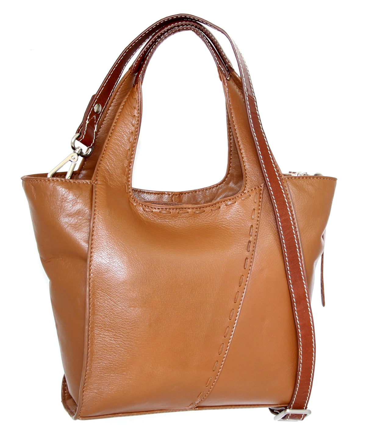 Nino Bossi Chiara Small Satchel - Cognac
