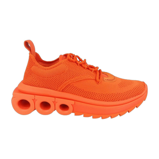 Ferragamo Nima Knit Low-Top Sneakers