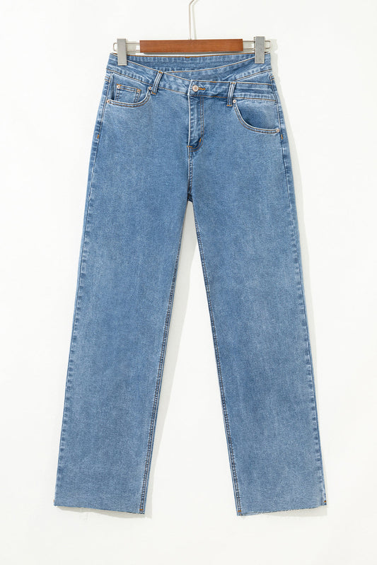 Threaded Pear Stella Waist Wide Leg Jeans