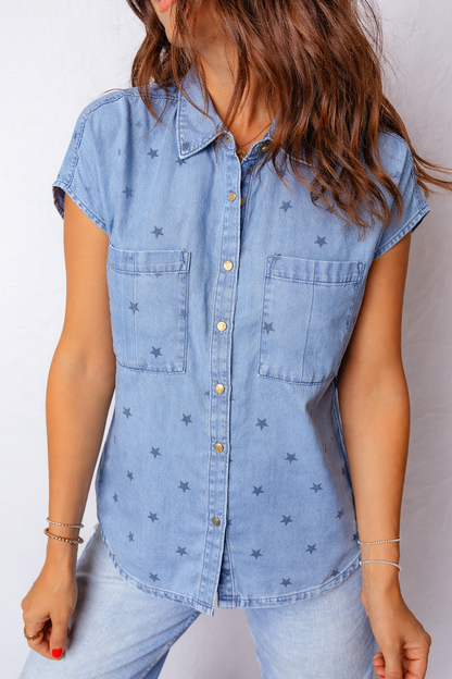 Threaded Pear Phoebe Chest Short Sleeve Shirt