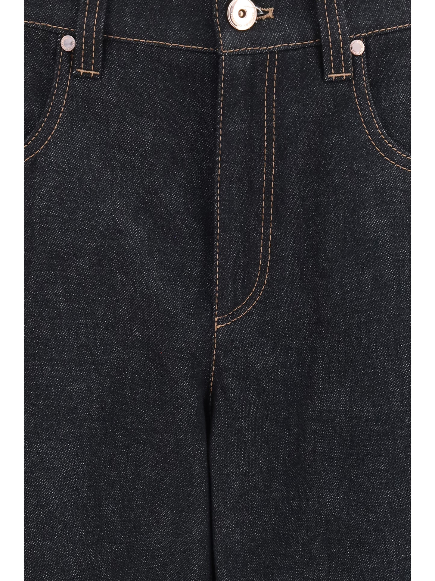 Jeans Straight-Leg Denim Black