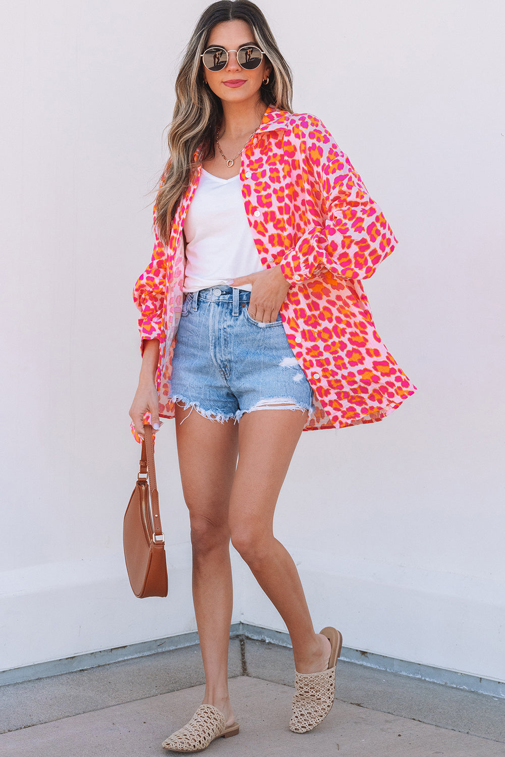Threaded Pear Harmoni Printed Up Loose Shirt