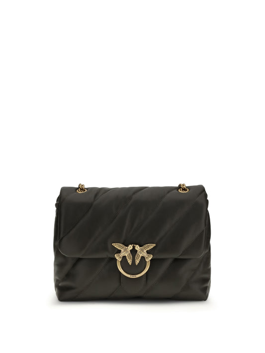 Shoulder Bag Love Puff Mud Green