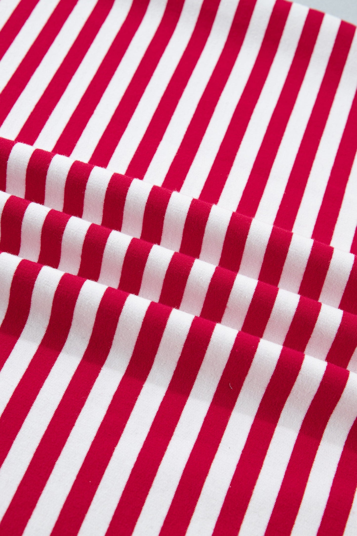 Threaded Pear Skye Stripe Trim Tee Set