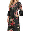 Black Pink Rose Floral