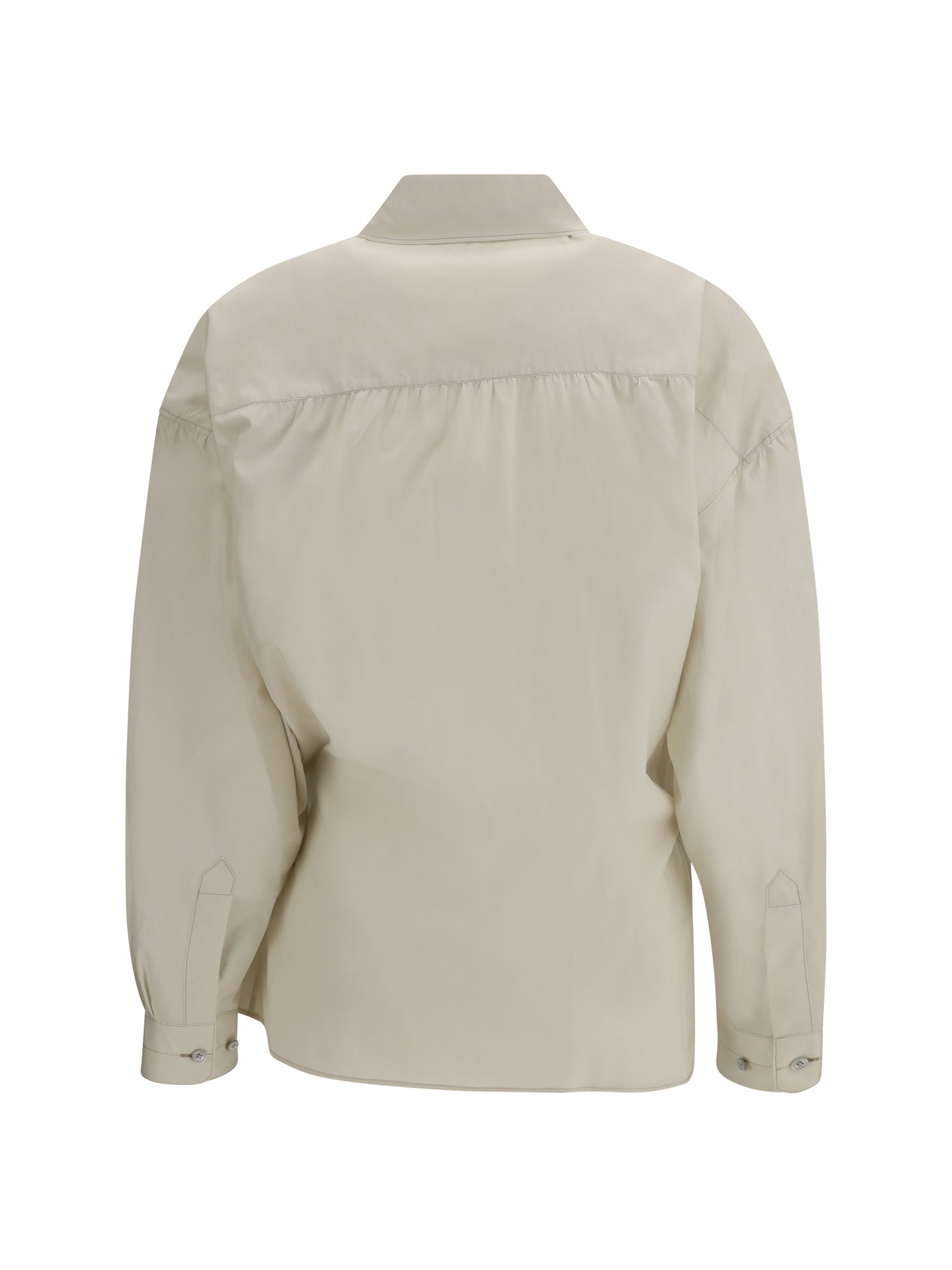 Shirt Cotton-Blend Light Cream