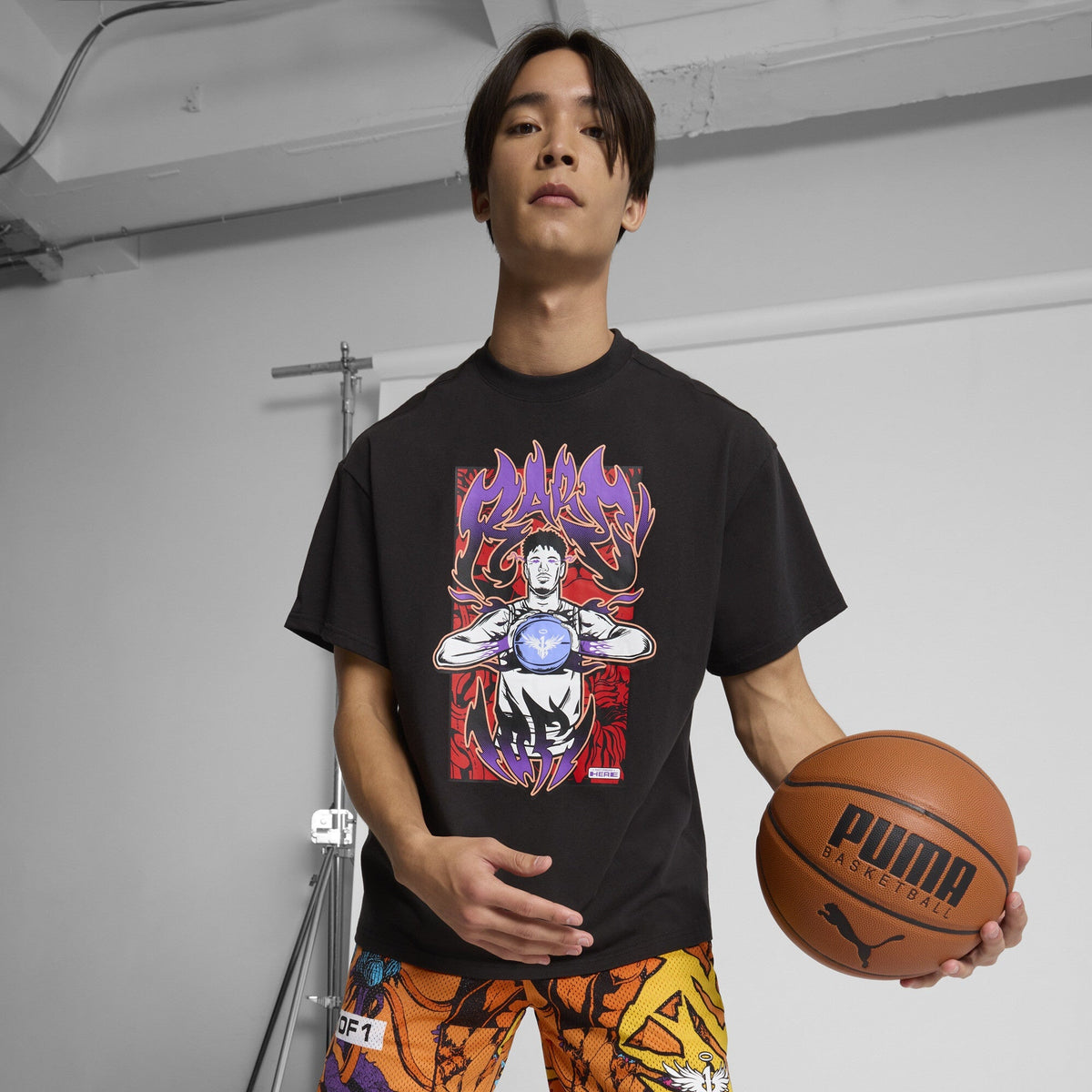 Puma Men's Melo Phoenix T-Shirt I - Black